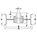 Stens 280-024 Flat Idler Fits AYP 4702H 66048 Simplicity 1657827 1657827SM