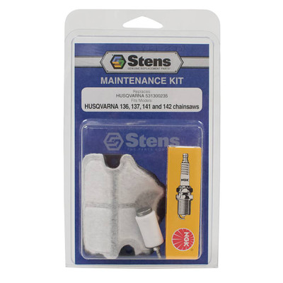 Stens 605-128 Chainsaw Maintenance Kit Husqvarna 530029811 531300235 136