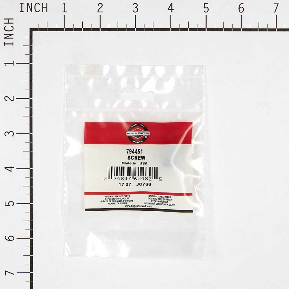 Briggs &amp; Stratton Genuine 794451 SCREW Replacement Part