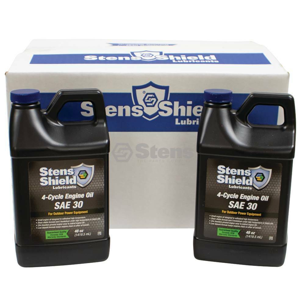 8 PK Stens 770-032 Shield 4-Cycle Engine Oil 770-030 770-031 48 oz. bottles