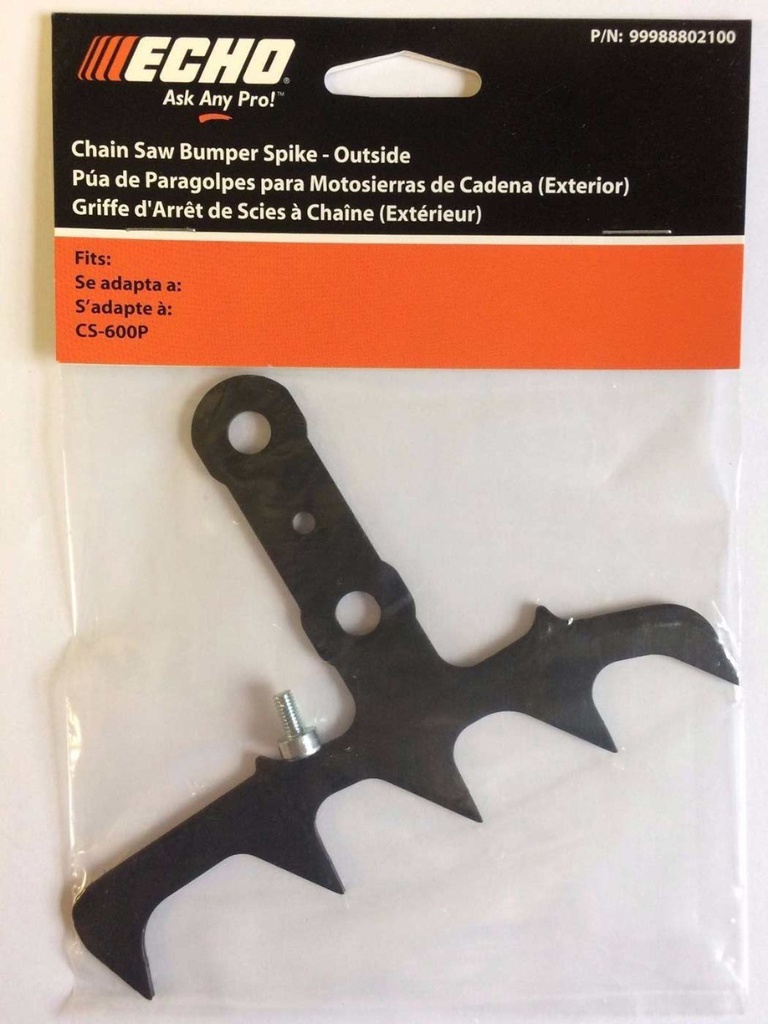 99988802100 Genuine Echo Chainsaw Outside Bumper Spike Kit for CS600P CS-600P