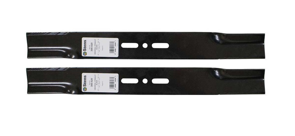 2 Pack of Stens 300-020 Lawnmower Universal Straight Blade Jacobsen 554589