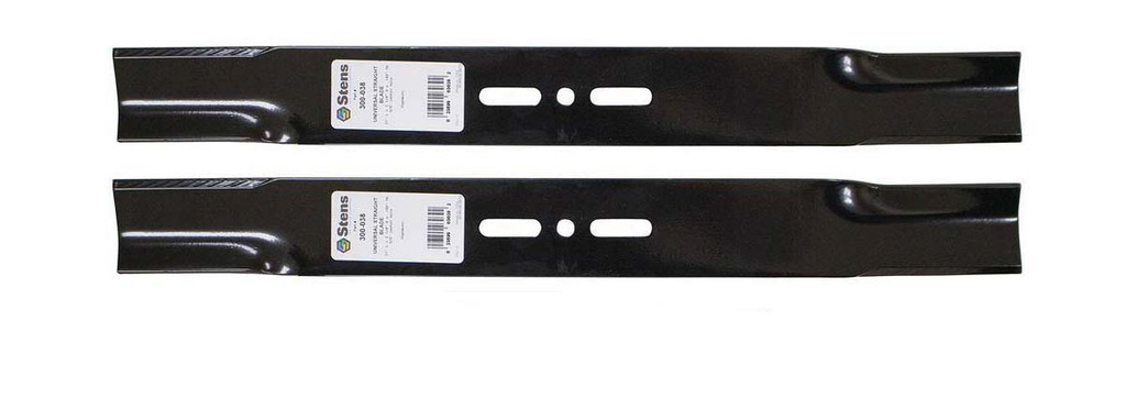 2 Pack of Stens 300-038 Mowers Universal Straight Blade 21 L