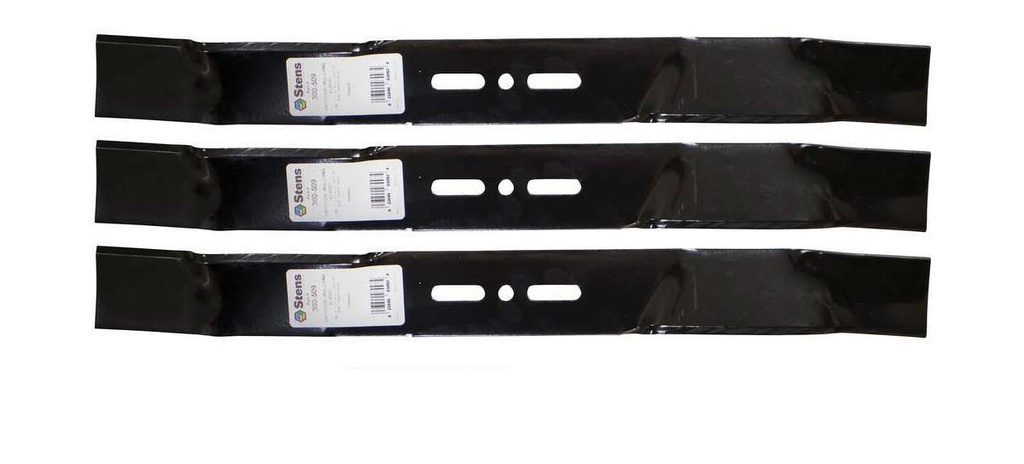 3 Pack of Stens 300-509 Mowers Universal Mulching Blade 22 L