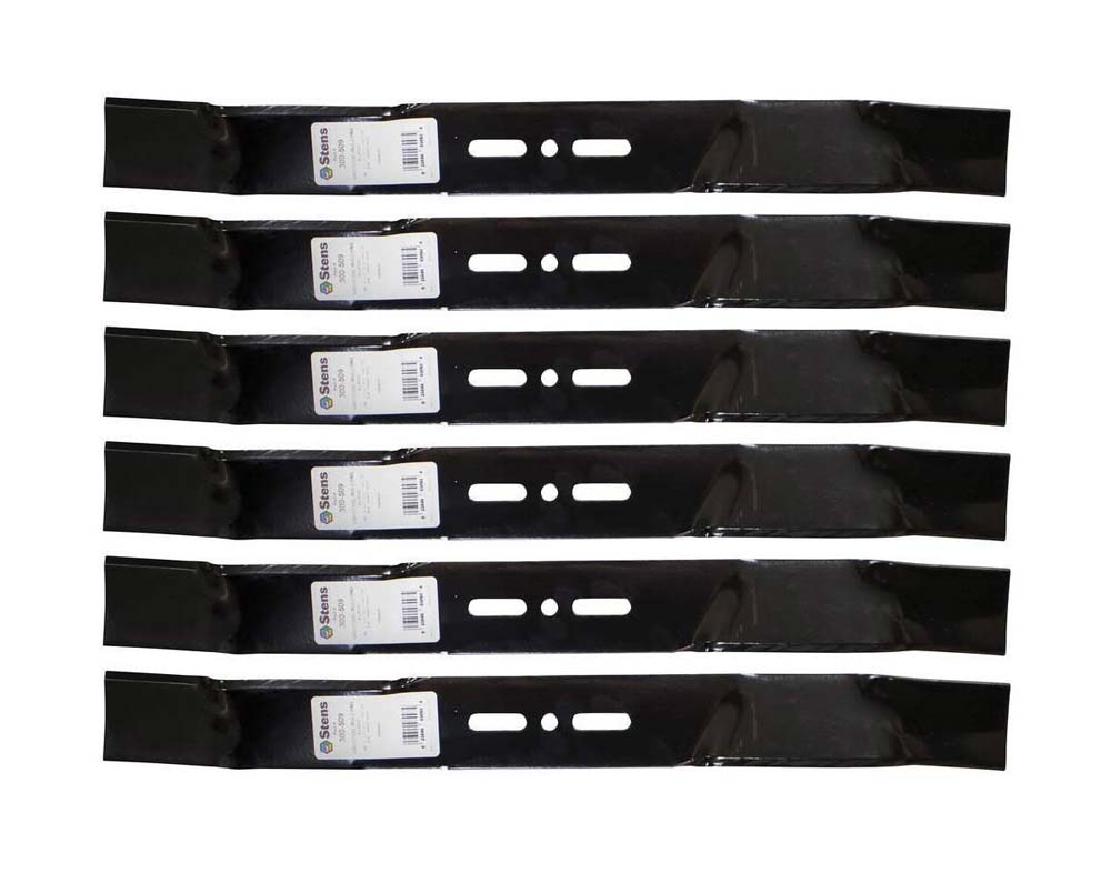 6 Pack of Stens 300-509 Mowers Universal Mulching Blade 22 L