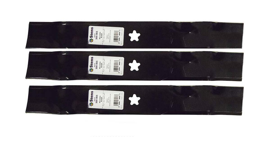 3 Pack of Stens 300-565 Mowers Mulching Blade Ariens 21546848 AYP 187255