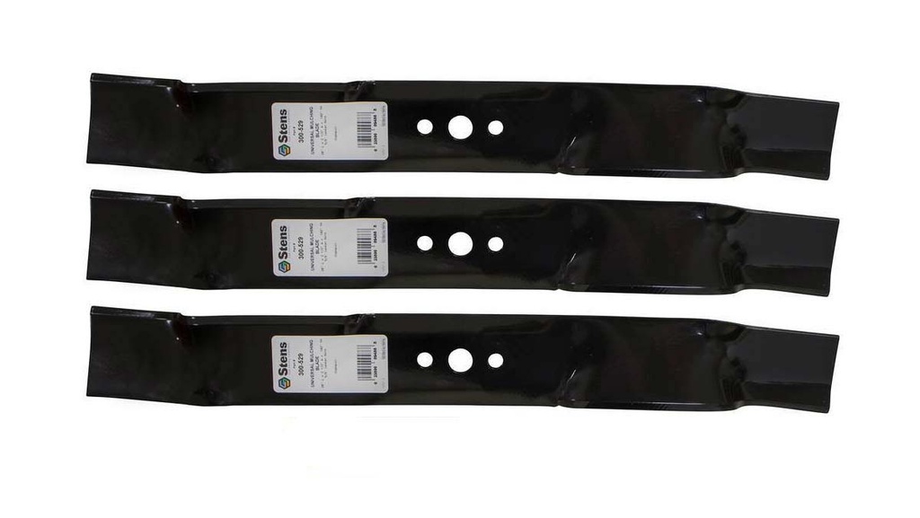 3 Pack of Stens 300-529 Universal Mulching Blade Sears mowers