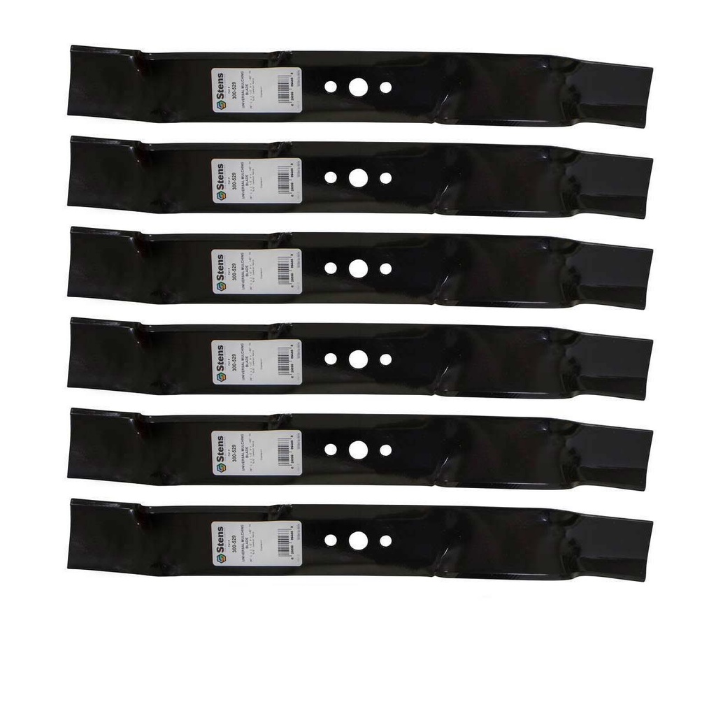 6 Pack of Stens 300-529 Universal Mulching Blade Sears mowers