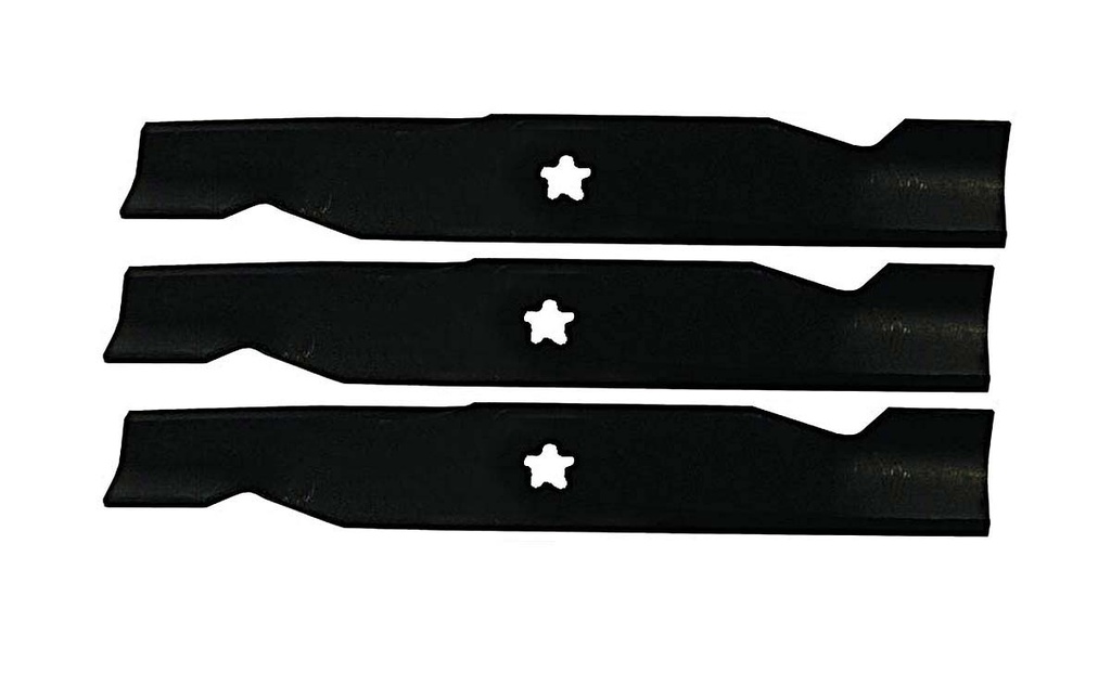 3 Pack of Stens 340-322 Lawnmower Hi-Lift Blade Husqvarna 532173920 532180054