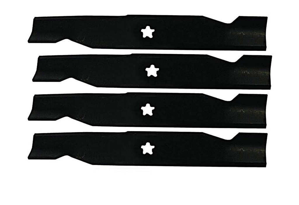 4 Pack of Stens 340-322 Lawnmower Hi-Lift Blade Husqvarna 532173920 532180054