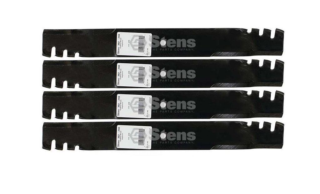 4 Pack of Stens 302-248 Silver Streak Toothed Blade Grasshopper 320237