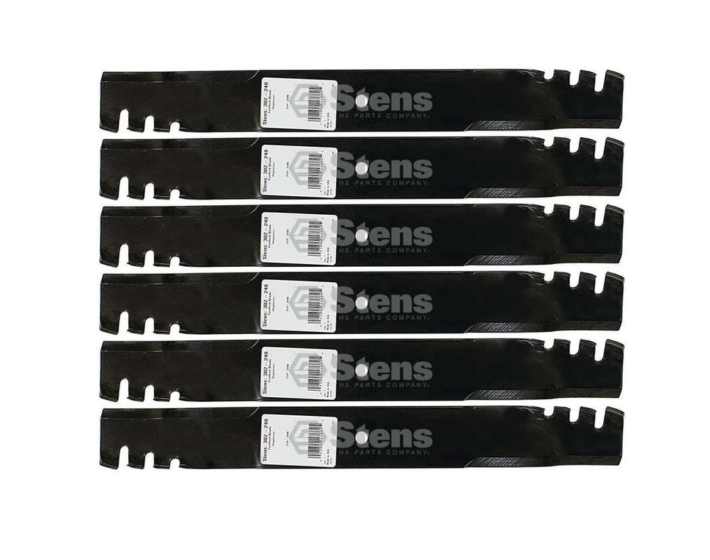 6 Pack of Stens 302-248 Silver Streak Toothed Blade Grasshopper 320237