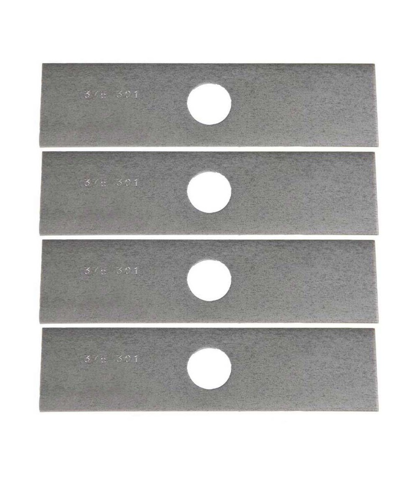 4 Pack of 375-301 Stens Edger Blade Echo 69601552631 69601552632 720237001