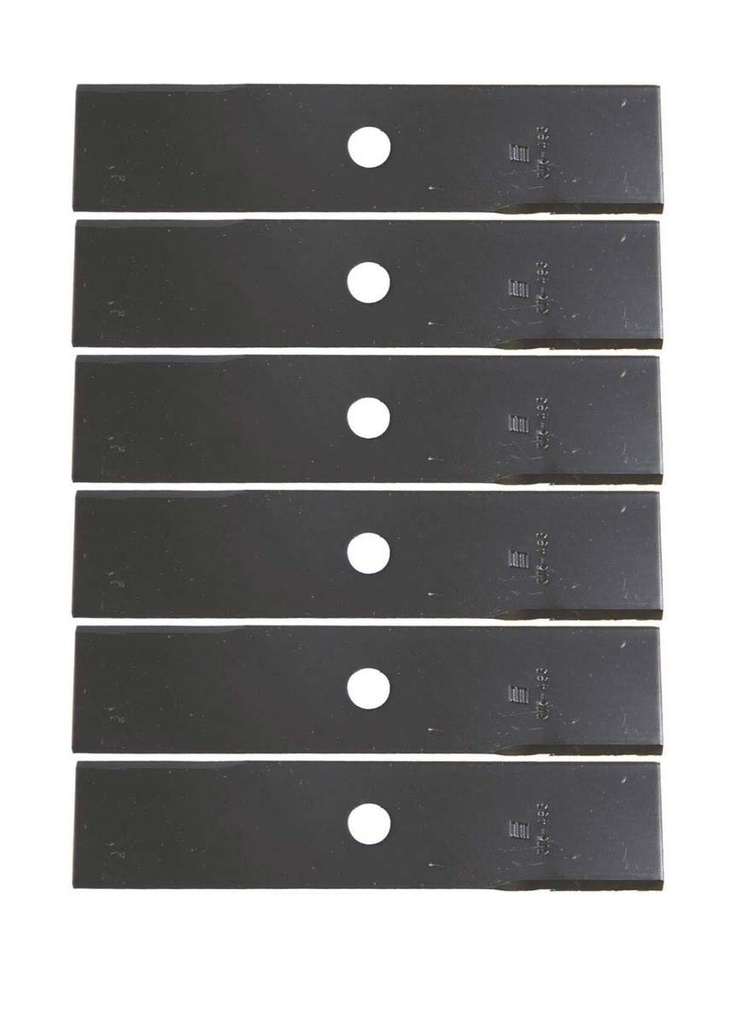 6 Pack of Stens 375-493 Edger Blade 4 sides sharpened Stihl Center Hole