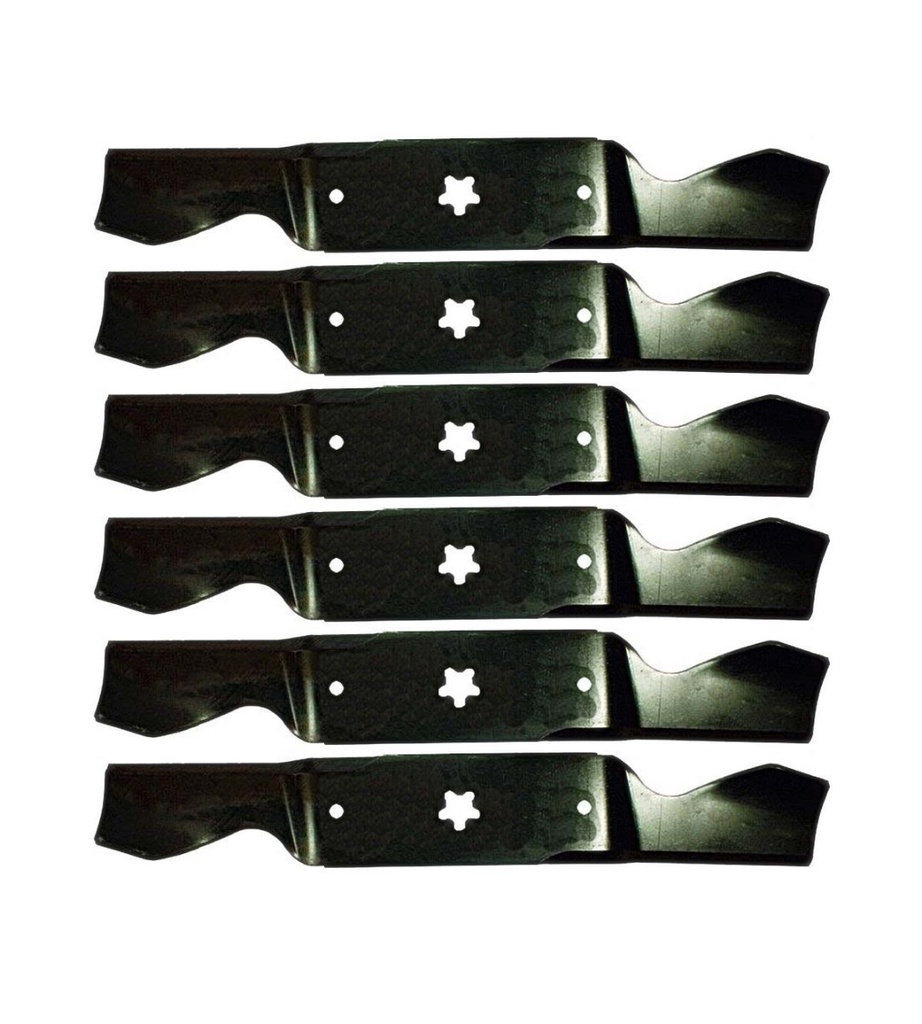 6 Pack of Stens 340-226 Lawnmower Hi-Lift Blade Husqvarna 532187254 532187256