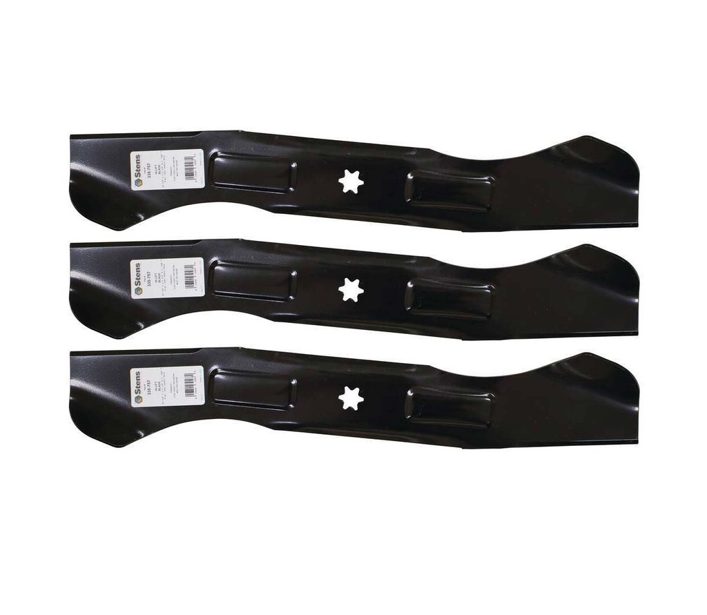 3 Pack of Stens 335-757 Hi-Lift Blade MTD 742-04290 942-04244 942-04244A