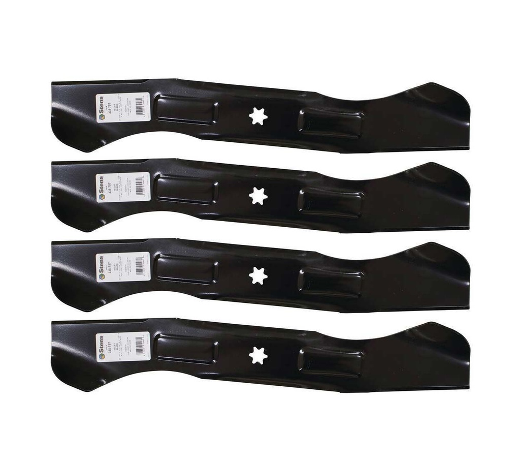 4 Pack of Stens 335-757 Hi-Lift Blade MTD 742-04290 942-04244 942-04244A