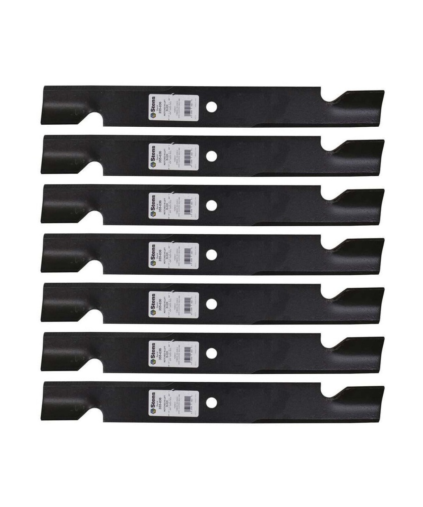 6 Pk of Stens 355-036 Notched Hi-Lift Blade 08899100 08979600 09081200 103-0301