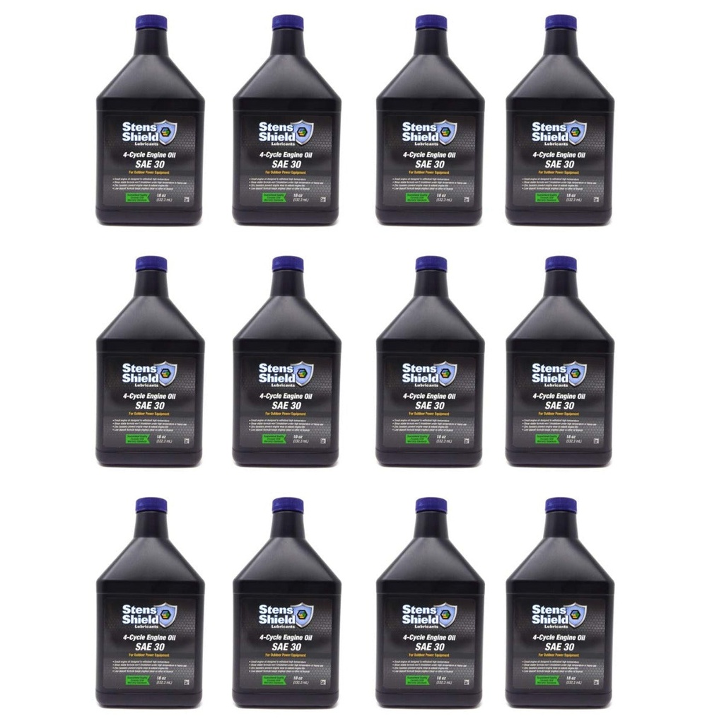 12 PK Stens 770-030 Shield 4-Cycle Engine Oil 770-031 770-032 770-033