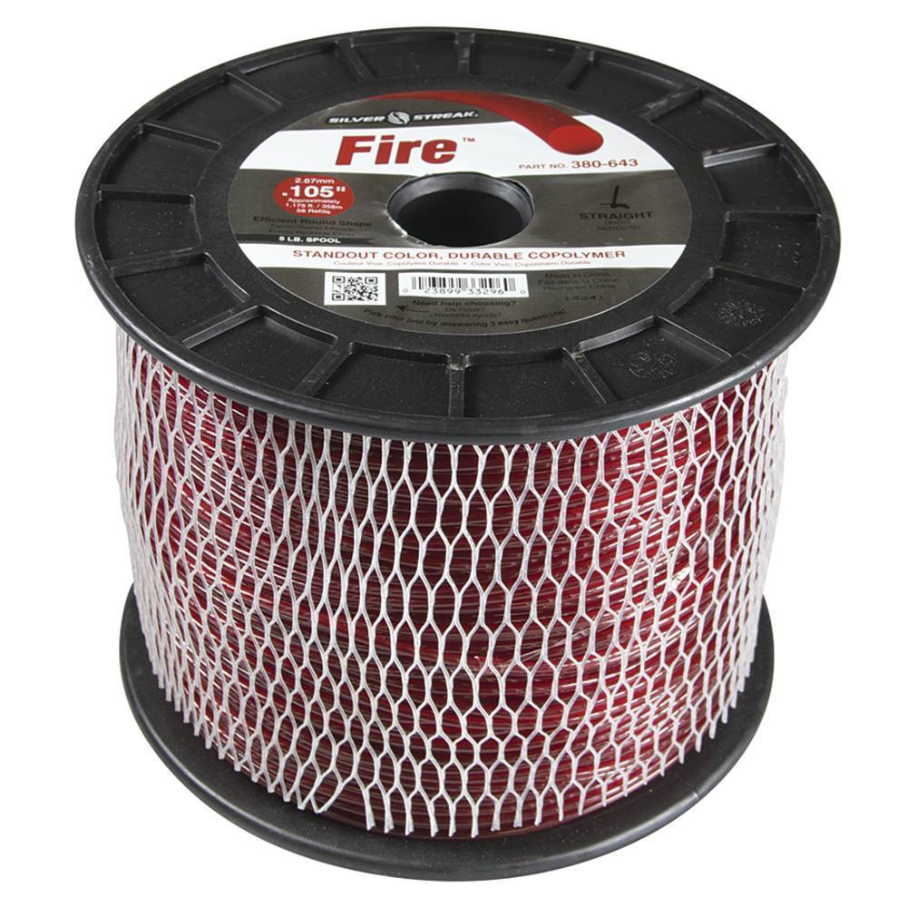 Stens 380-643 Silver Streak Fire Trimmer Line Echo 315105055 Shindaiwa 10505