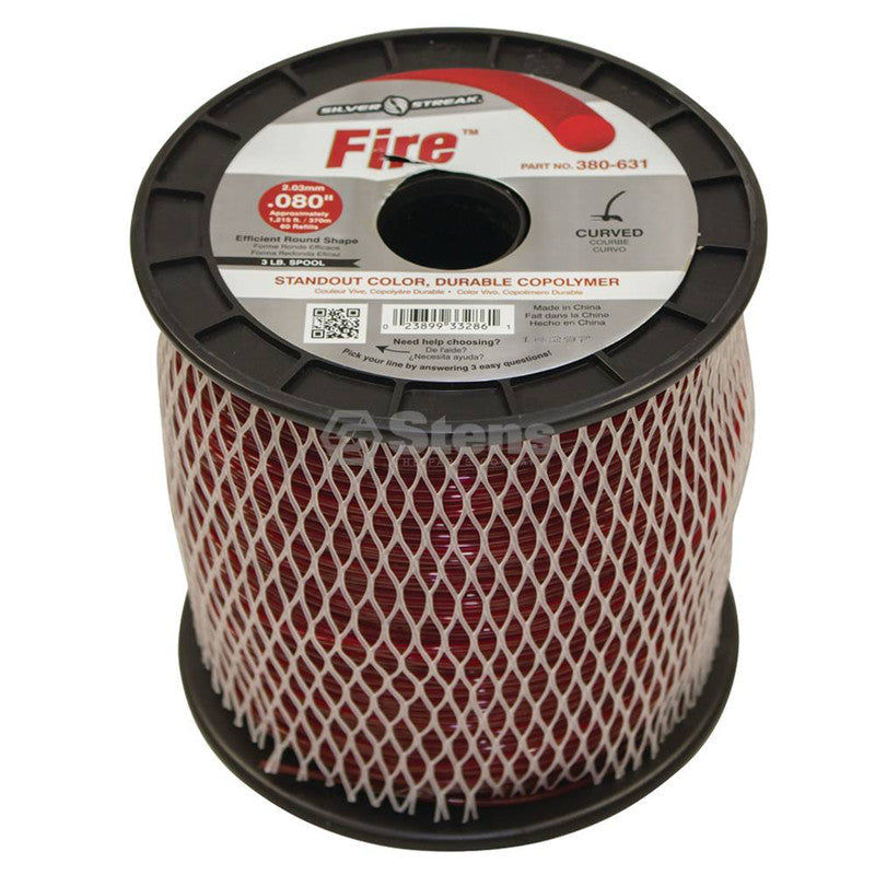 Stens 380-631 Silver Streak Fire Trimmer Line Echo 313080052 99969-1823 08003