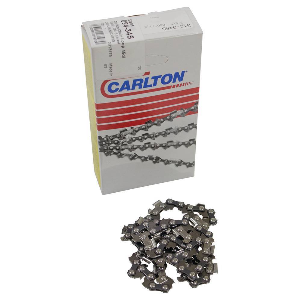 Stens 094-345 Chainsaw Carlton Chain Pre-Cut Loop 45 DL Husqvarna 501847045 GB