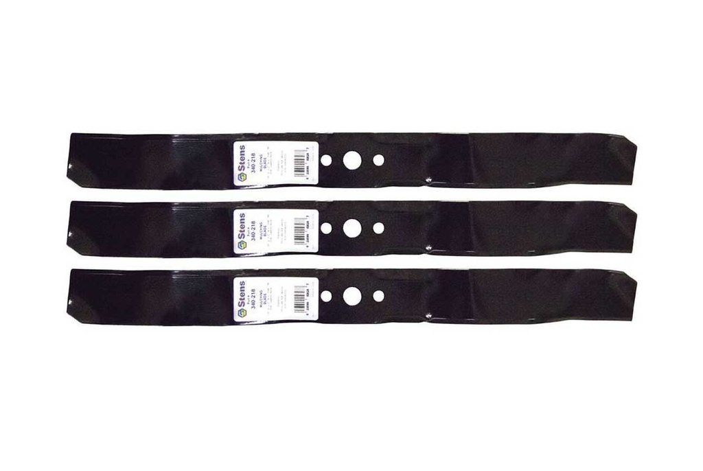 3 Pack of Stens 340-218 Lawnmower Mulching Blade Husqvarna 204340218 532114884