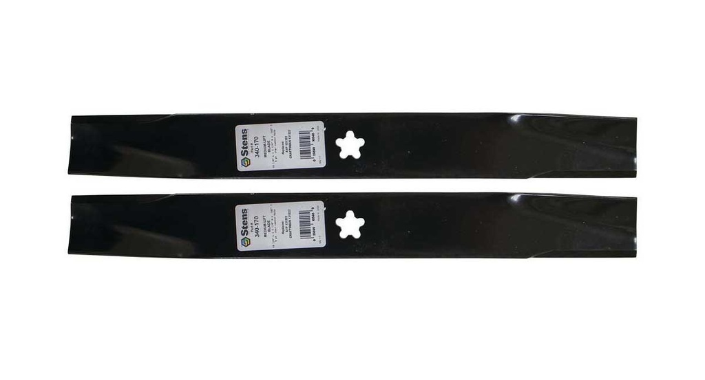 2 Pack of Stens 340-170 Lawnmower Stens Medium-Lift Blade Husqvarna 532131322