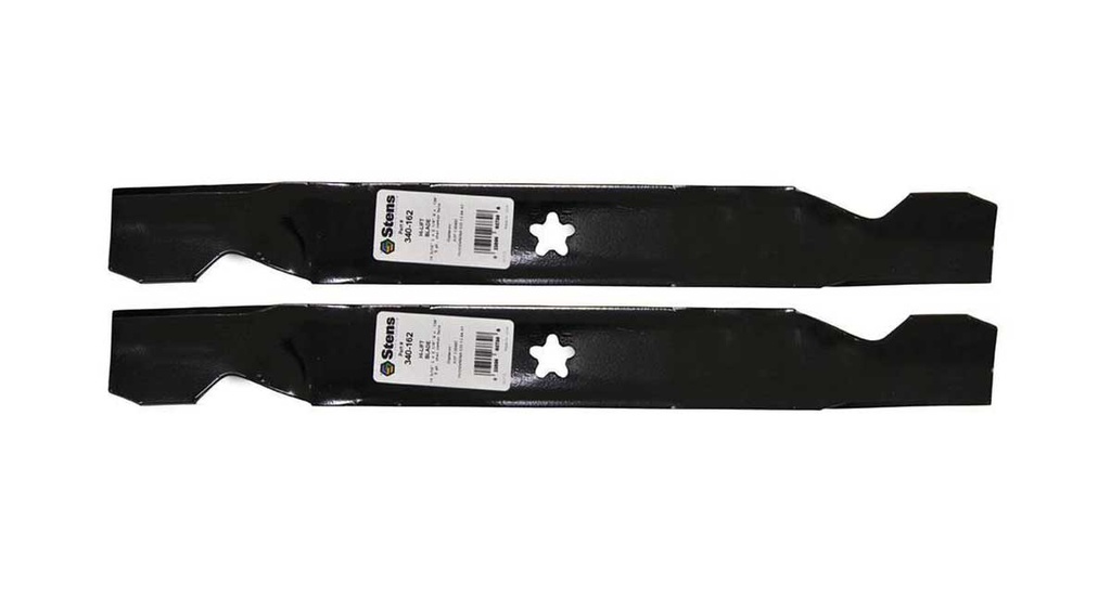 2 Pack of Stens 340-162 Lawnmower Stens Hi-Lift Blade 532127842 532138497