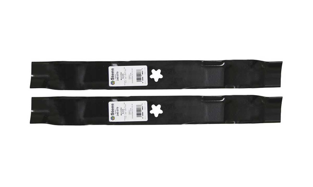 2 Pack of Stens 340-079 Lawnmower Mulching Blade Husqvarna 532134148 532139774