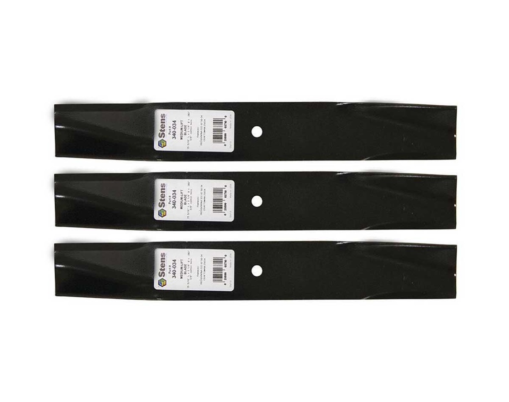 3 Pack of Stens 340-034 Mowers Medium-Lift Blade Husqvarna 532025034 532106635