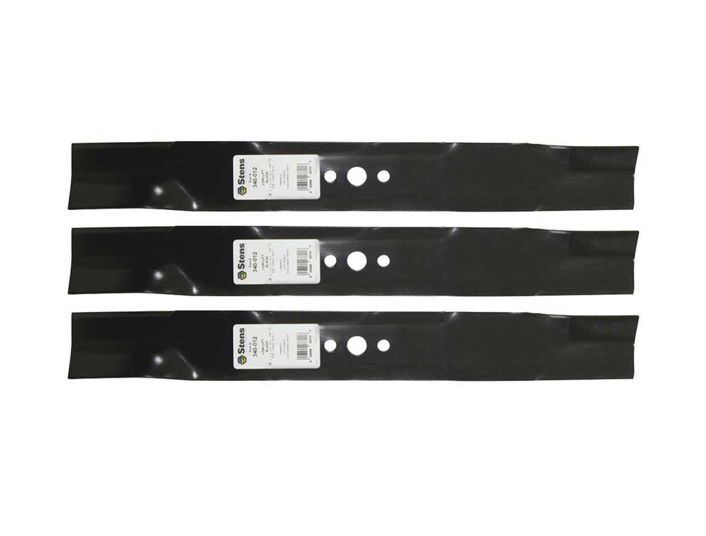 3 Pack of Stens 340-012 Lawnmower Low-Lift Blade Husqvarna 532850972 Poulan