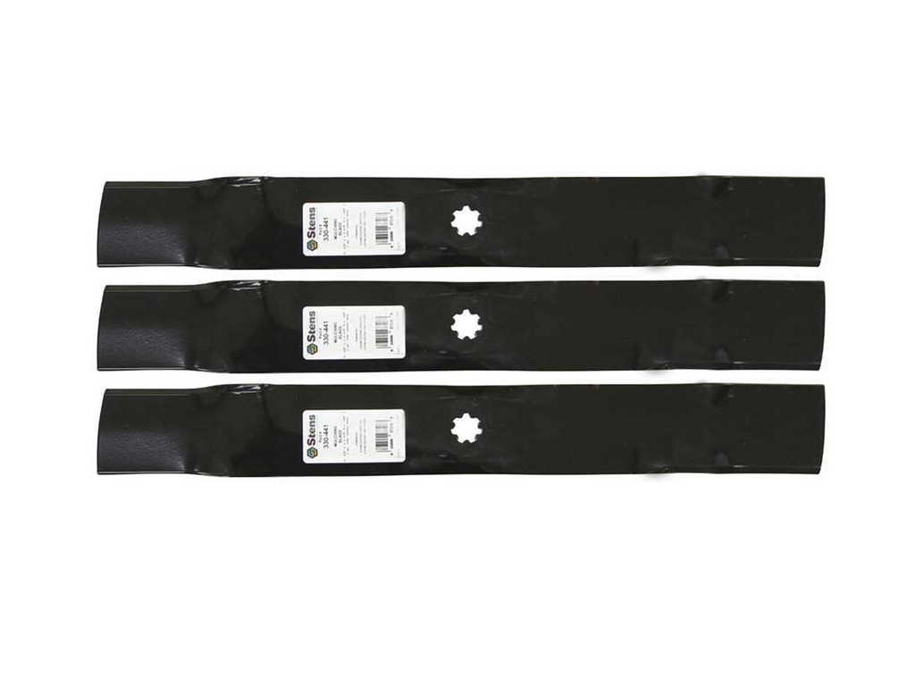 3 Pack of Stens 330-441 Lawnmower Mulching Blade Husqvarna 578431911 John Deere