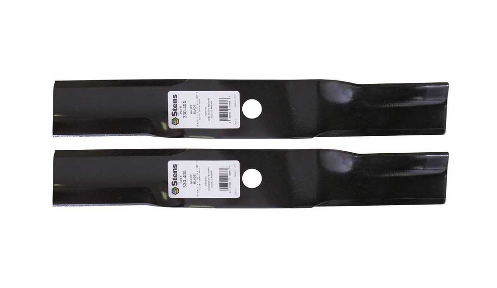 2 Pack of Stens 330-405 Mowers Hi-Lift Blade Husqvarna 578431908 John Deere