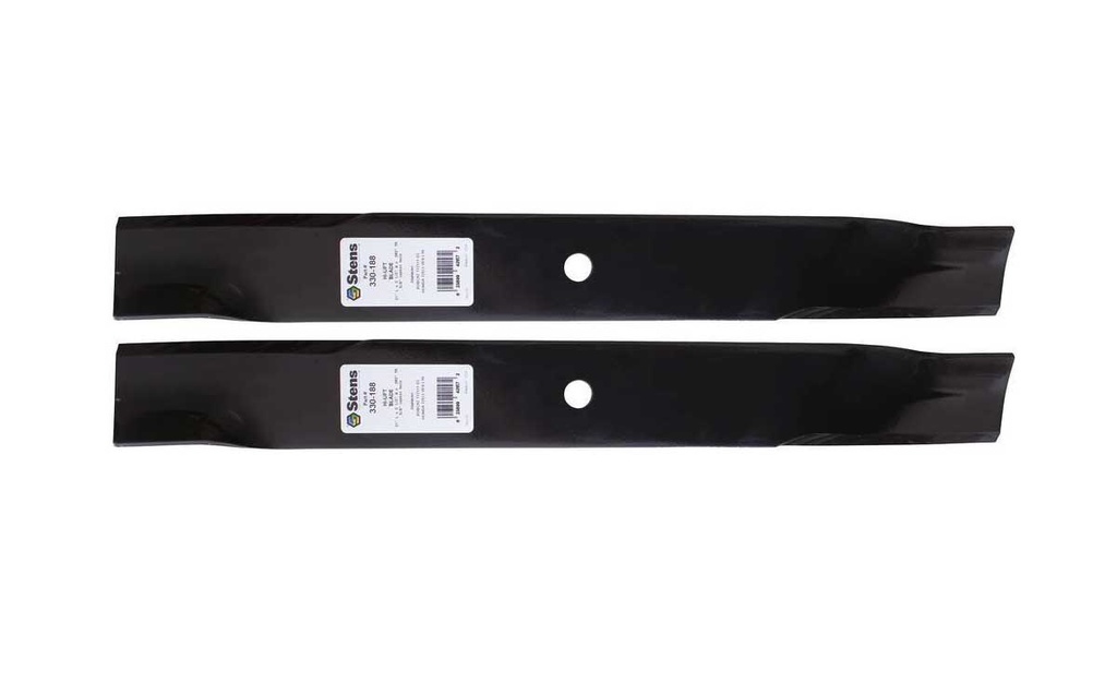 2 Pack of Stens 330-188 Mowers Hi-Lift Blade Husqvarna 539101733 AYP 531307235