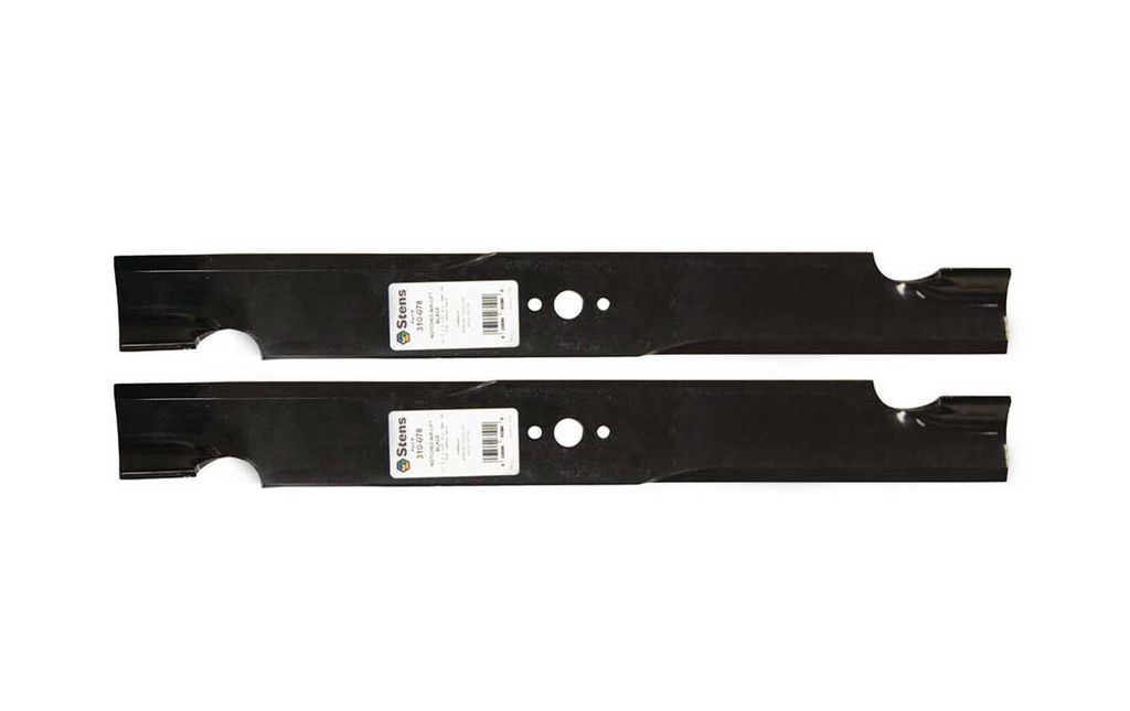 2 Pack of Stens 310-078 Mowers Notched Air-Lift Blade Husqvarna 539101733 Bobcat