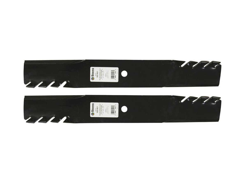 2 Pack of Stens 302-821 Mowers Silver Streak Toothed Blade Husqvarna 539101733