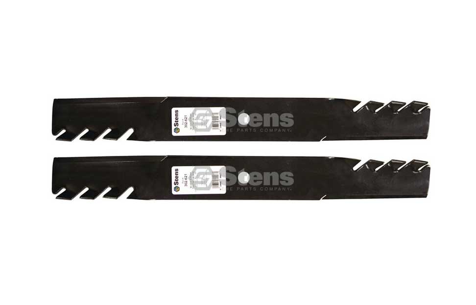 2 Pack of Stens 302-621 Mowers Silver Streak Toothed Blade Husqvarna 539101733