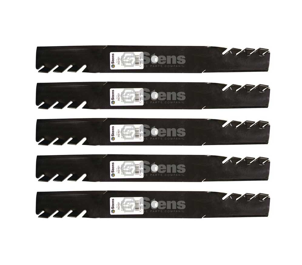 5 Pack of Stens 302-621 Mowers Silver Streak Toothed Blade Husqvarna 539101733