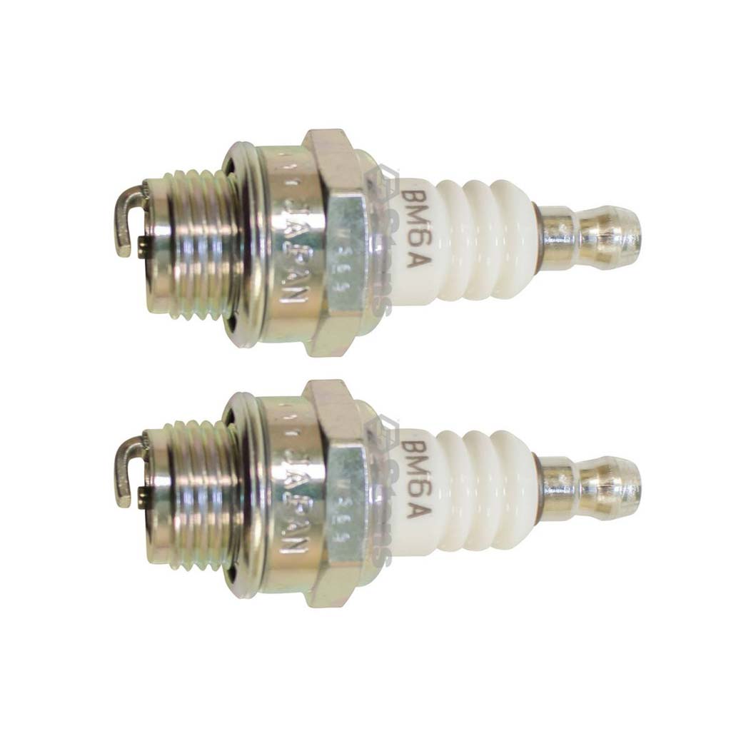 2 PK Stens 130-978 NGK Spark Plug Shop Pack NGK 744 BM6A S25