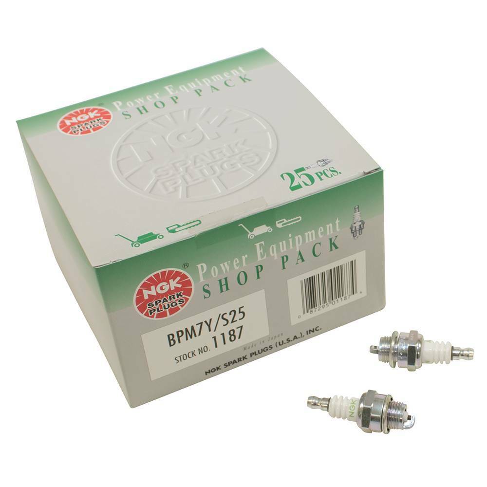 Stens 130-438 NGK Spark Plug Shop Pack 1187 2101 BPM7Y S25 Alternate 130-785