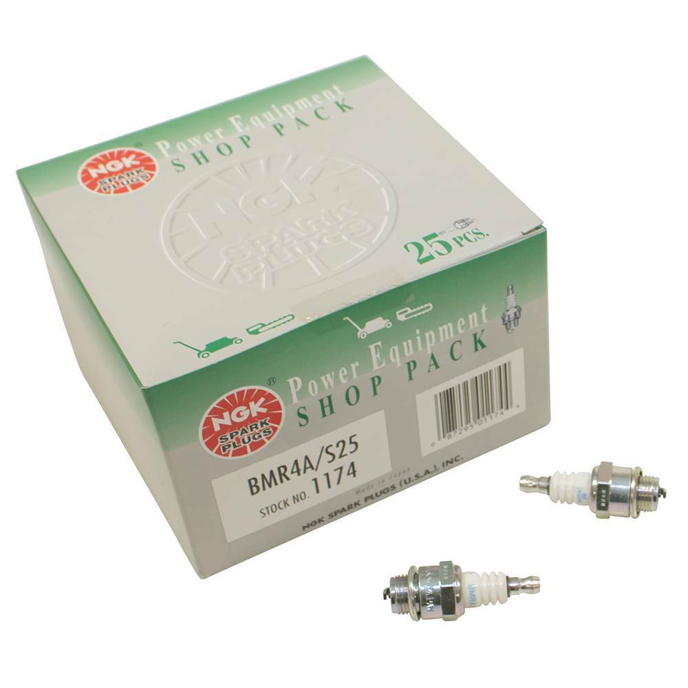 Stens 130-433 NGK Spark Plug Shop Pack NGK 1174 BMR4A S25 Alternate 130-756