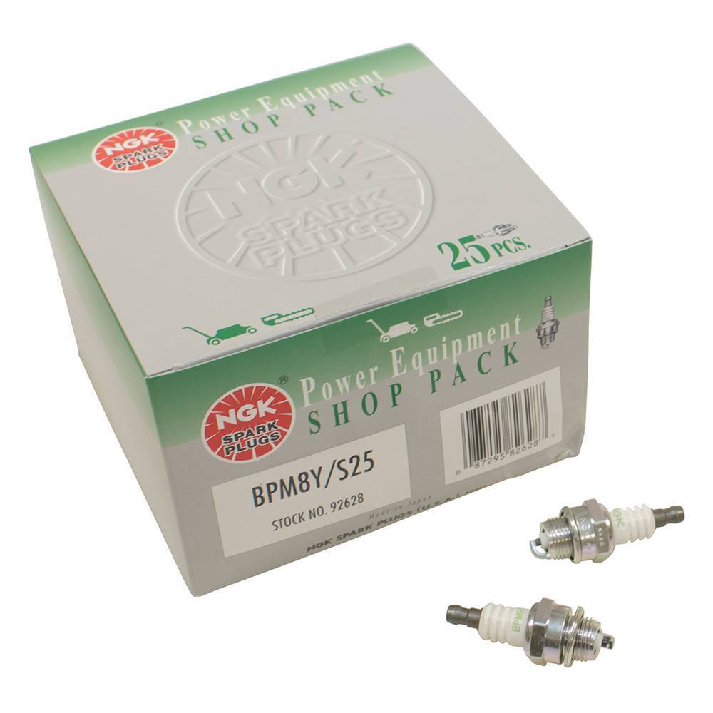 Stens 130-185 NGK Spark Plug Shop Pack NGK 1193 92628 BPM8Y S25 130-884