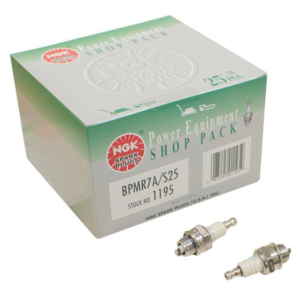 Stens 130-012 NGK Spark Plug Shop Pack NGK 1195 BPMR7A S25 BPMR7A 130-898