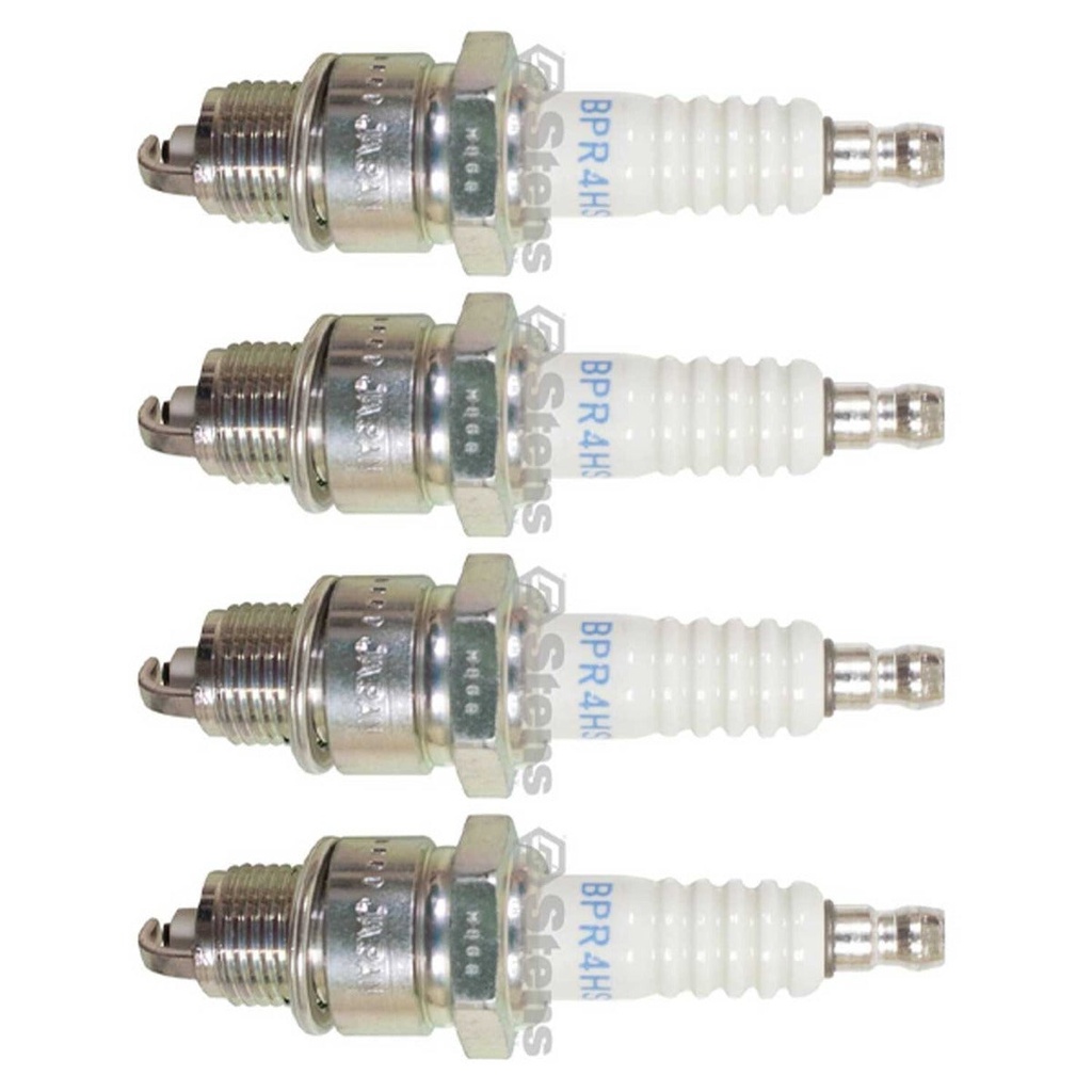 4 Pack of Stens 130-942 NGK Spark Plug NGK 7823 BPR4HS 98076-54747 130-107