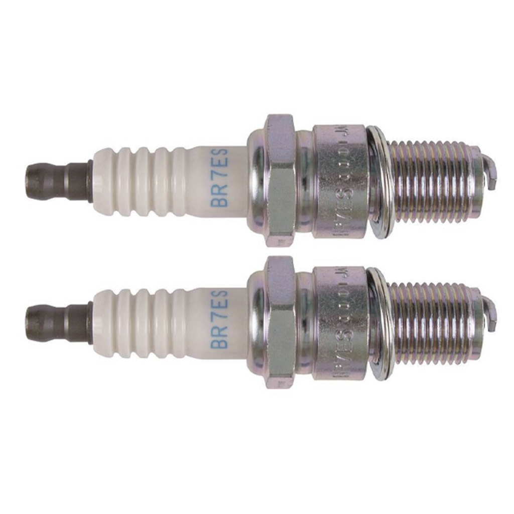 2 PK Stens 130-136 NGK Spark Plug NGK 2023 6615 BR7ES SOLID BR7ES 131-055