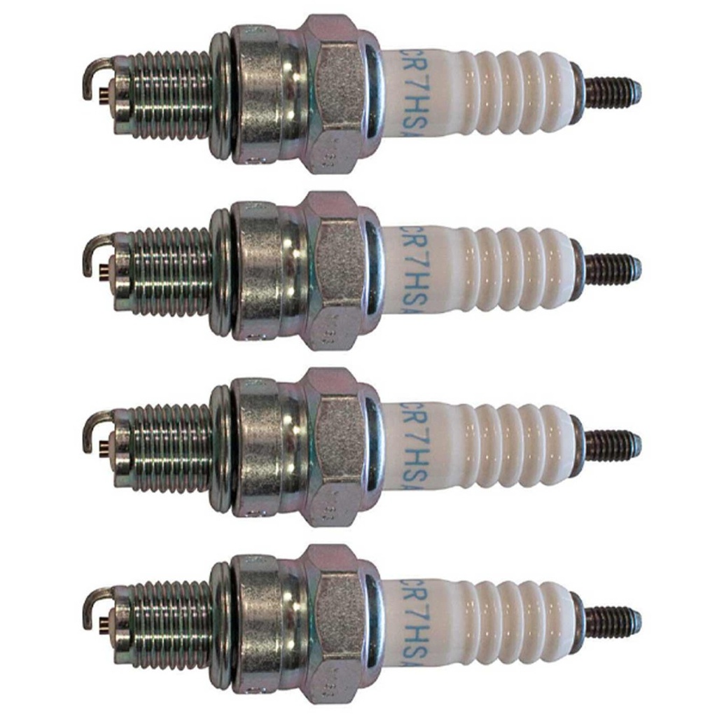 4 Pack of Stens 130-182 NGK Spark Plug NGK 4549 CR7HSA OEM Replacement