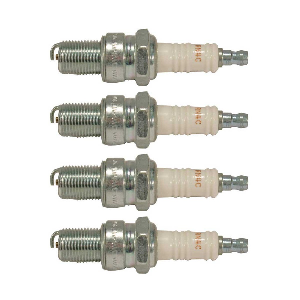 4 Pack of Stens 130-615 Champion Spark Plug 104 RN4C 21533500 34645 440-044