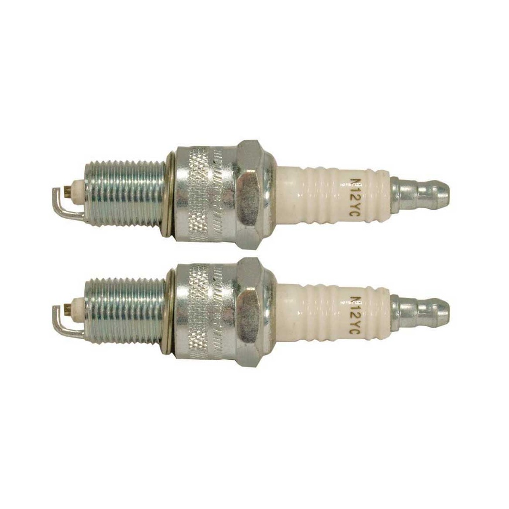 2 PK Stens 130-591 Champion Spark Plug 38 N12YC M29835 PP212 AE29626 AM36791