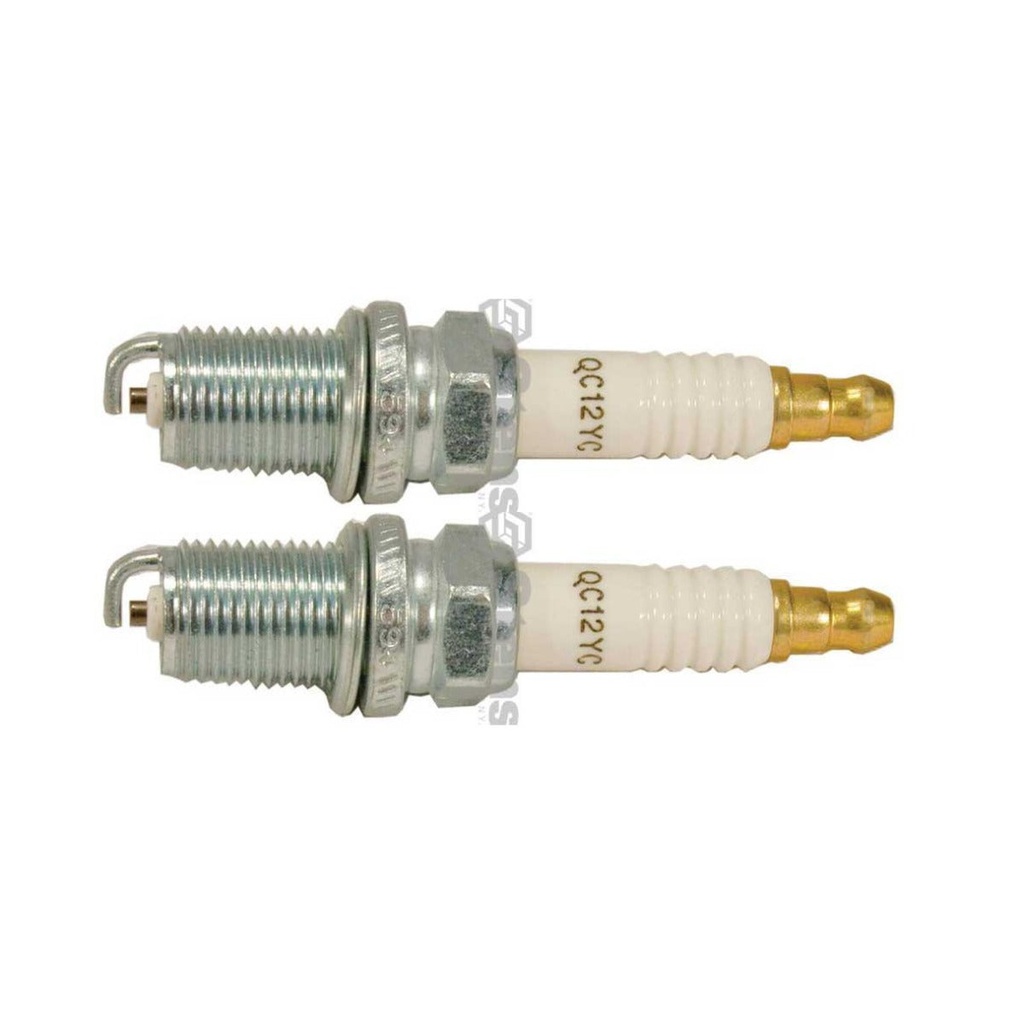 2 PK Stens 130-472 Champion Spark Plug 946 QC12YC 440-410 440-429 440-445